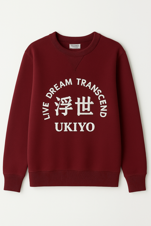 Ukiyo Burgundi Bordada